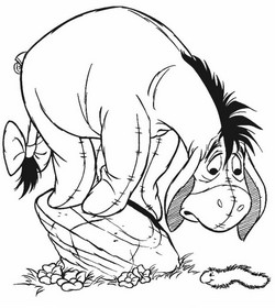 coloriage bourriquet apeurÃ©